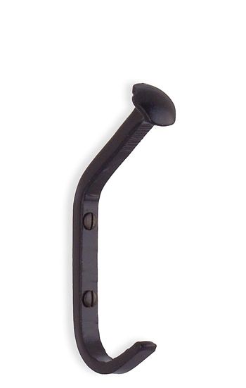Beslagsboden Classic Rustic Collection 4 1/4 Inch Nail Hook - Black Wrought Iron