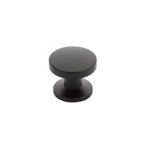 Schaub Northport 1 3/8 inch Diameter Round Knob in Matte Black