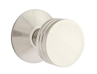 Emtek Bern Modern Door Knob with Modern Rosette
