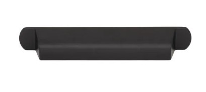 Top Knobs TK3362BLK Cressing 5 1/16 Inch Cup Pull Flat Black