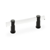 Schaub Lumiere 4 inch cc Pull Acrylic Matte Black